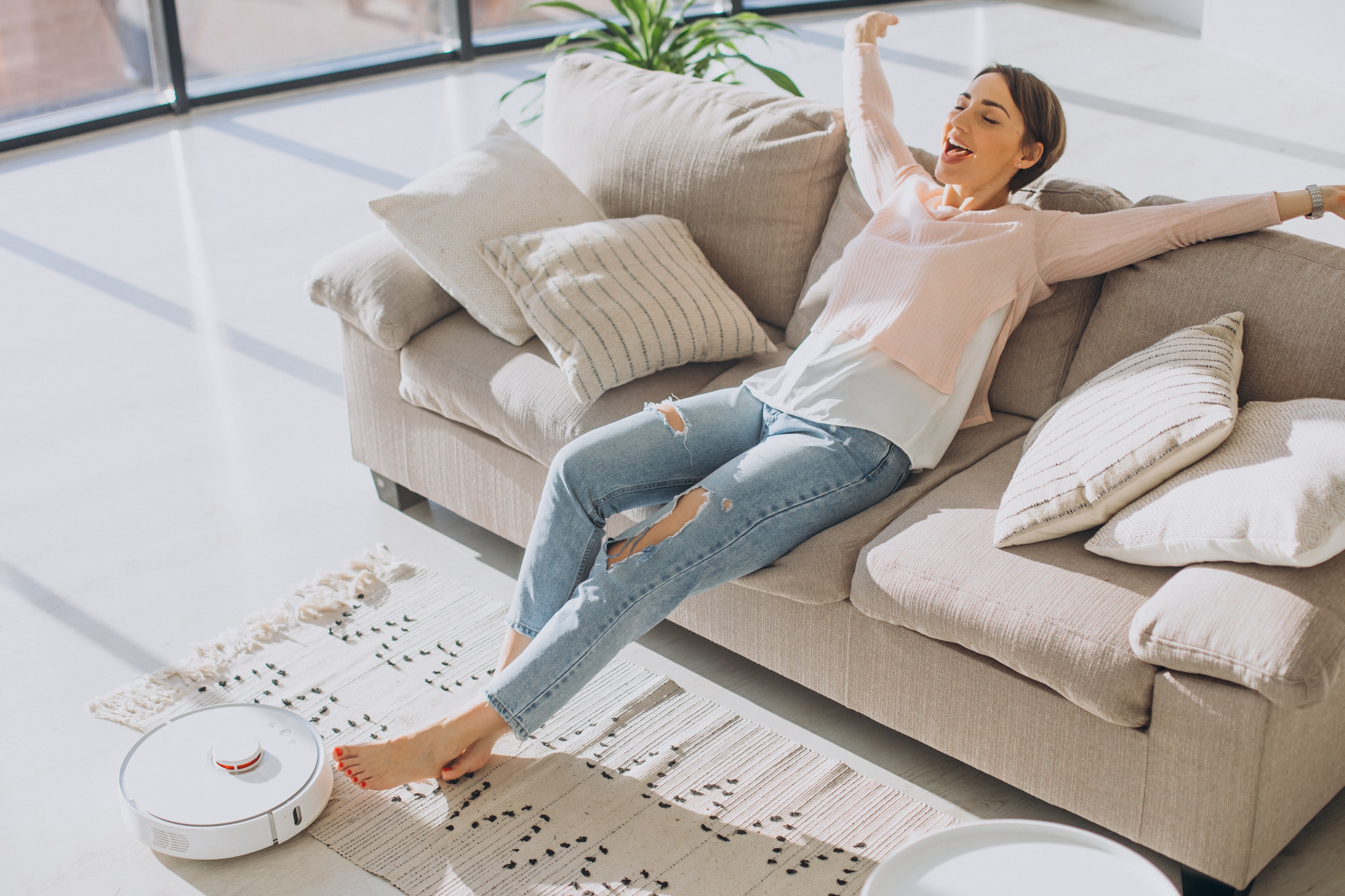 Clean air in a home